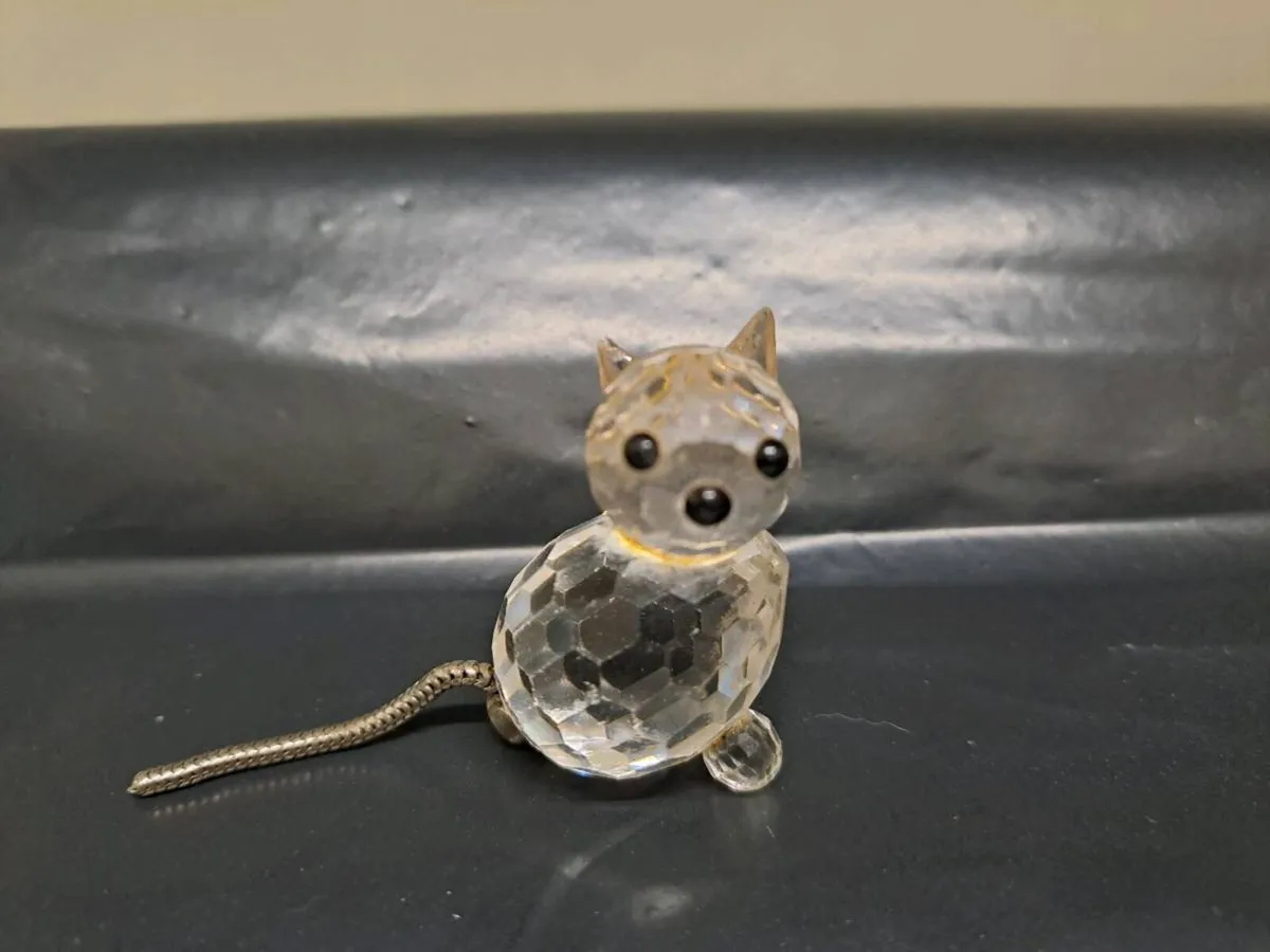 Vintage Swarovski Crystal Mouse Figurine - Image 1