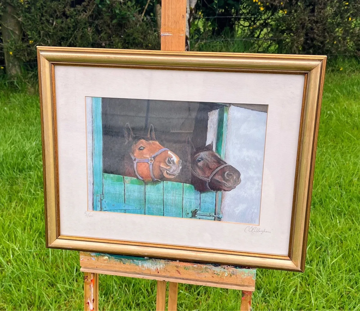 Framed limited edition signed print - Image 1