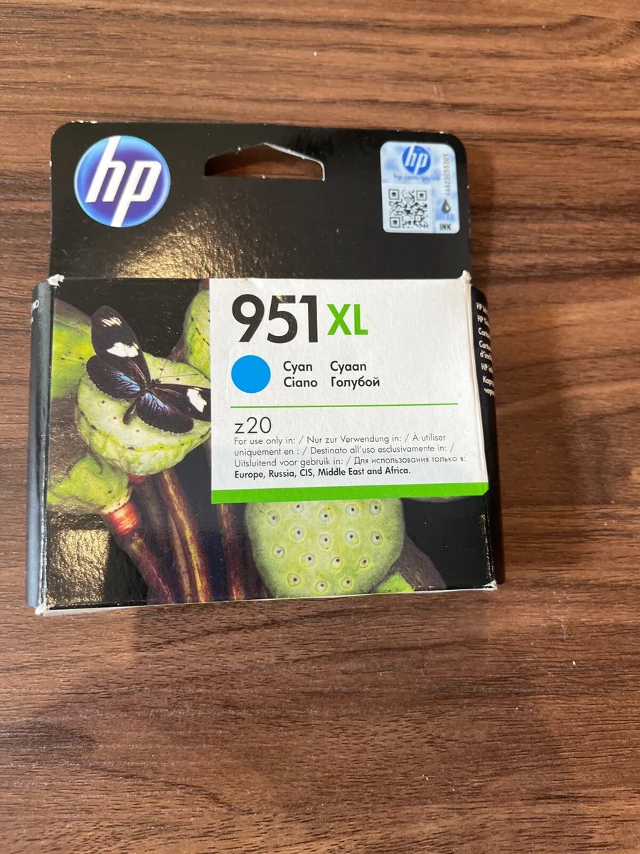 HP 951 XL Cyan Ink Cartridge - Image 1