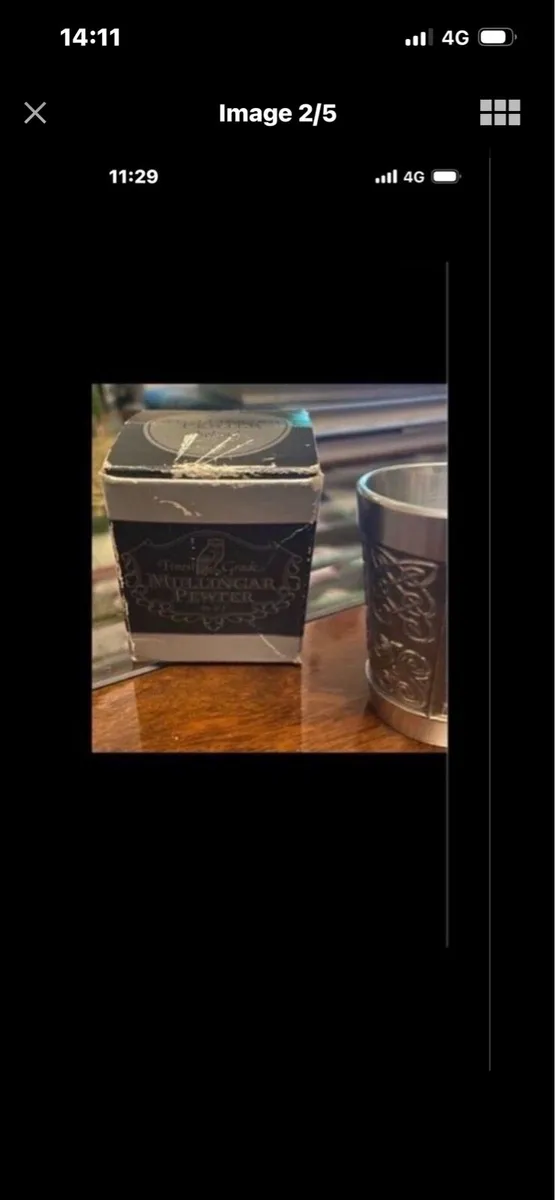 Mullingar Pewter Celtic shot Glass - Image 2