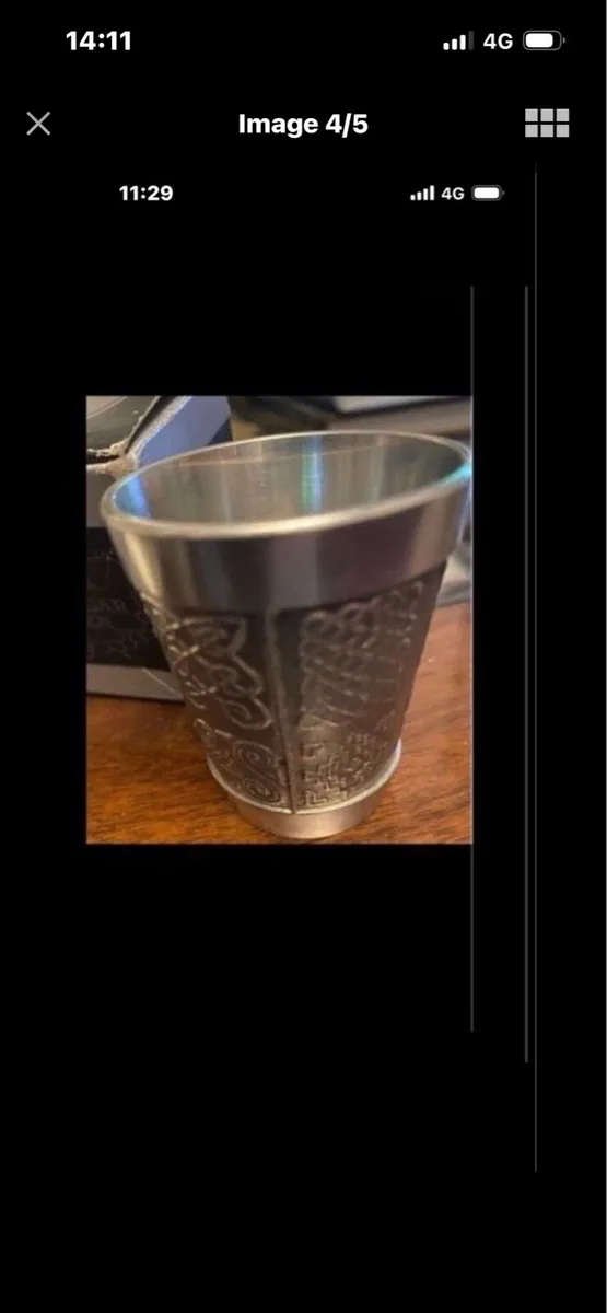 Mullingar Pewter Celtic shot Glass - Image 4