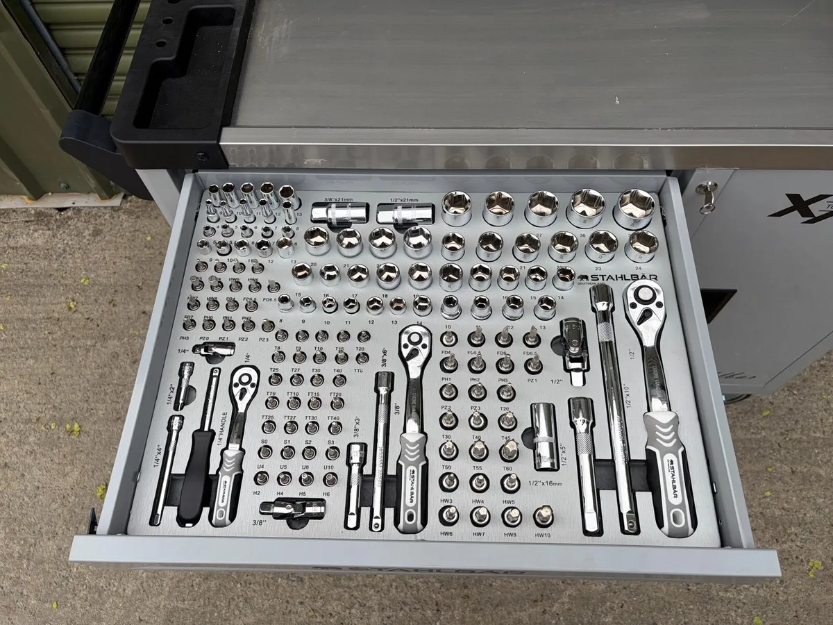 Brand New 7 Drawer Tool Chest + Side Cabinet - Image 4