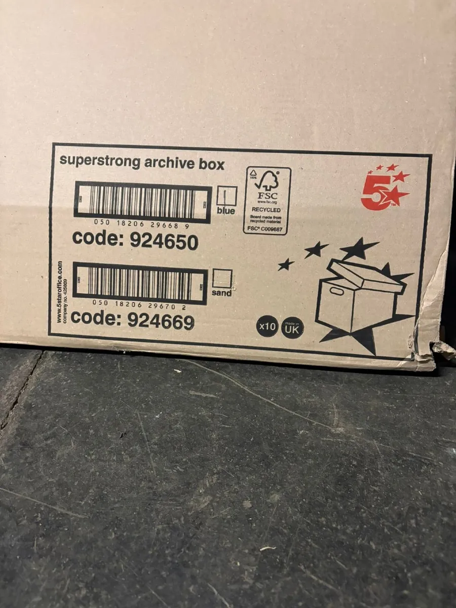 Job lot 20 archive boxes-£30+VAT - Image 2
