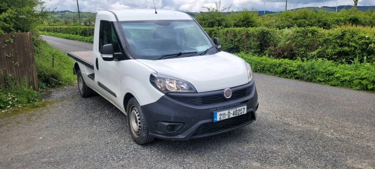 Fiat Doblo 1.6 rare flat bed low klms cvrt 03/27 - Image 2
