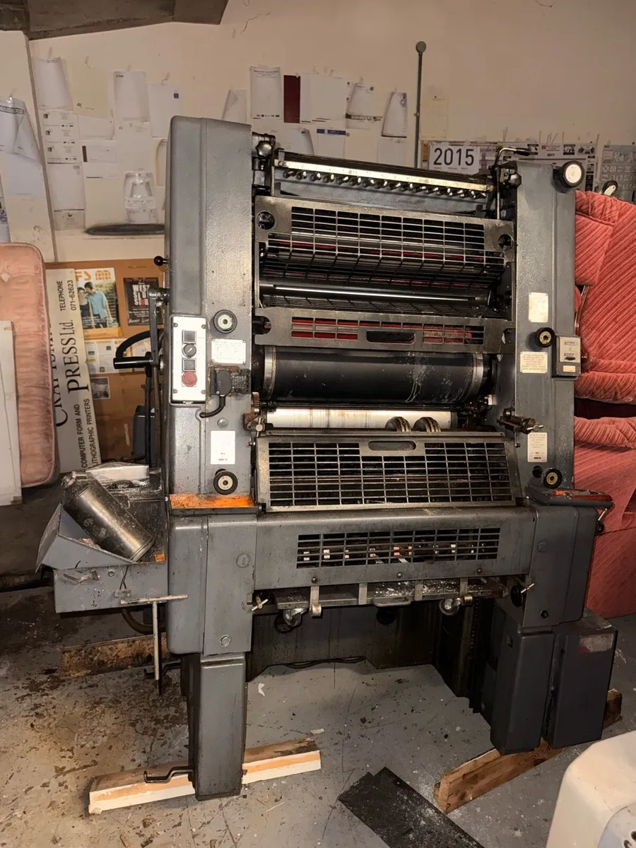 Heidelberg printer & guillotine - Image 1