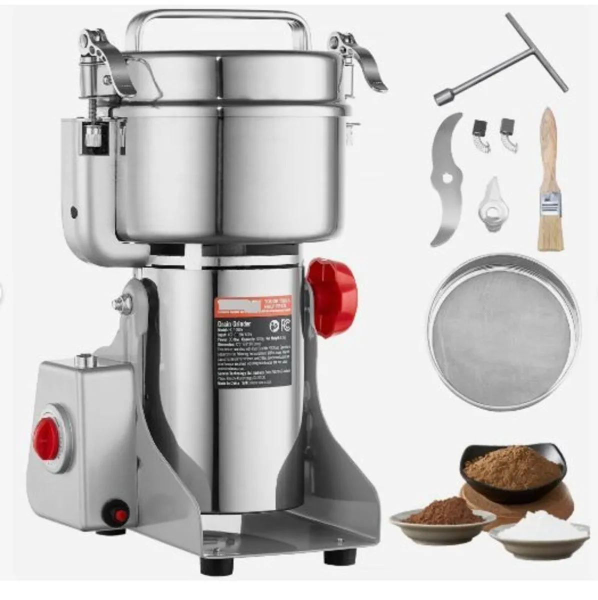1000g Electric Grain Mill Grinder - Image 1