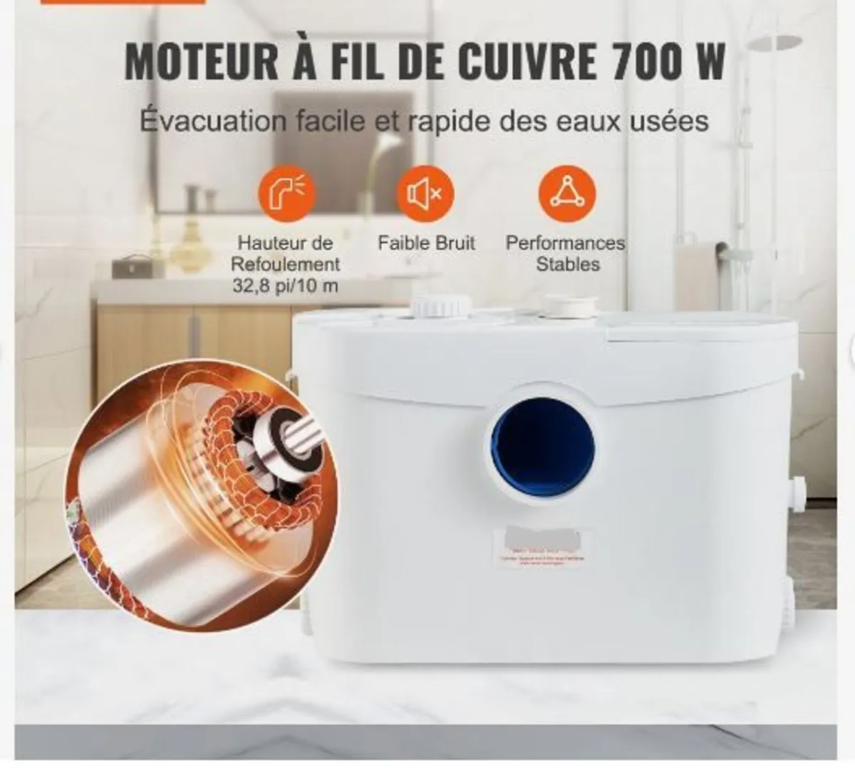 Macerator Pump, 700W - Image 1