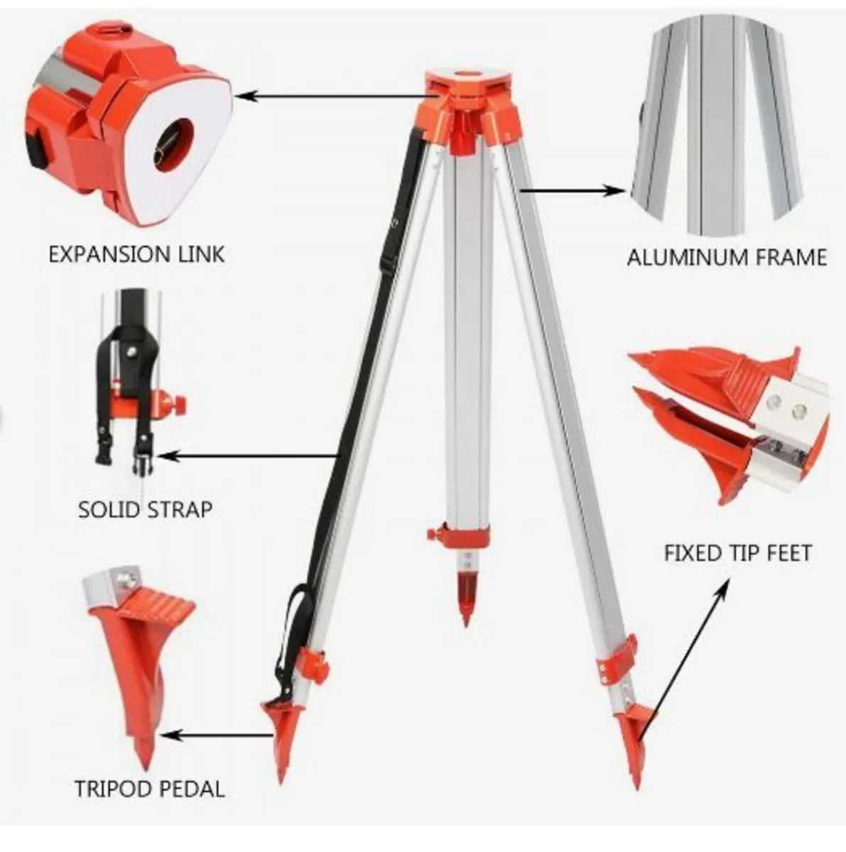Rotary Green Laser Kit 500M+1.65M Aluminum - Image 2
