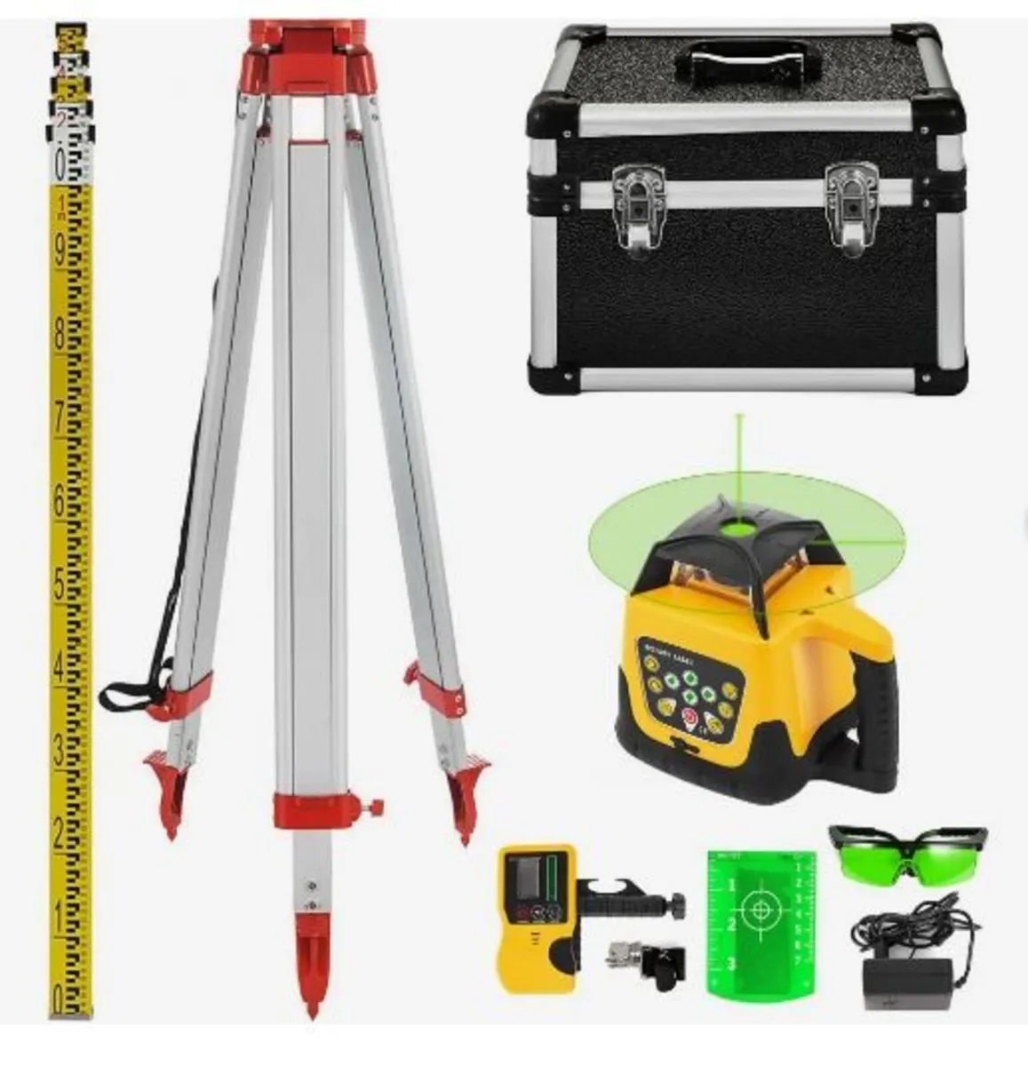 Rotary Green Laser Kit 500M+1.65M Aluminum - Image 4