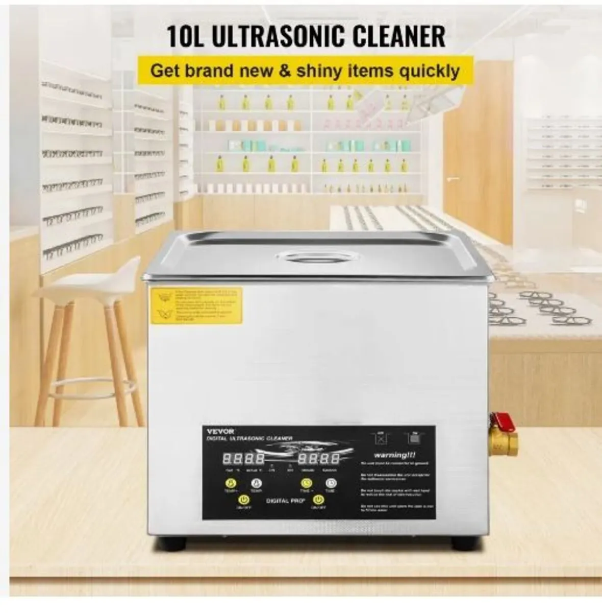 10L Upgraded Ultrasonic Cleaner (400W Heater - Image 3