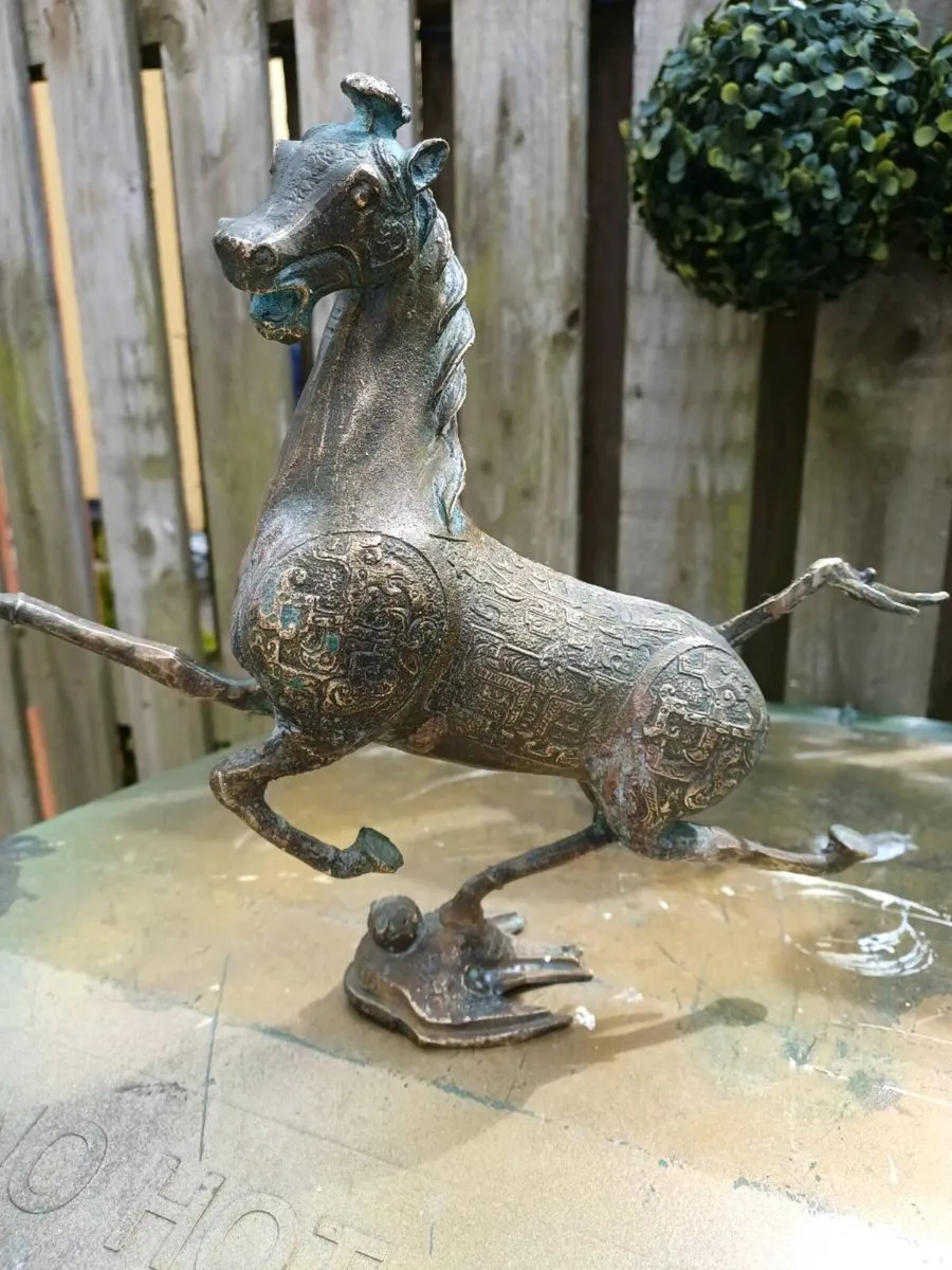 Vintage Bronze Flying Horse of Gansu - Image 1