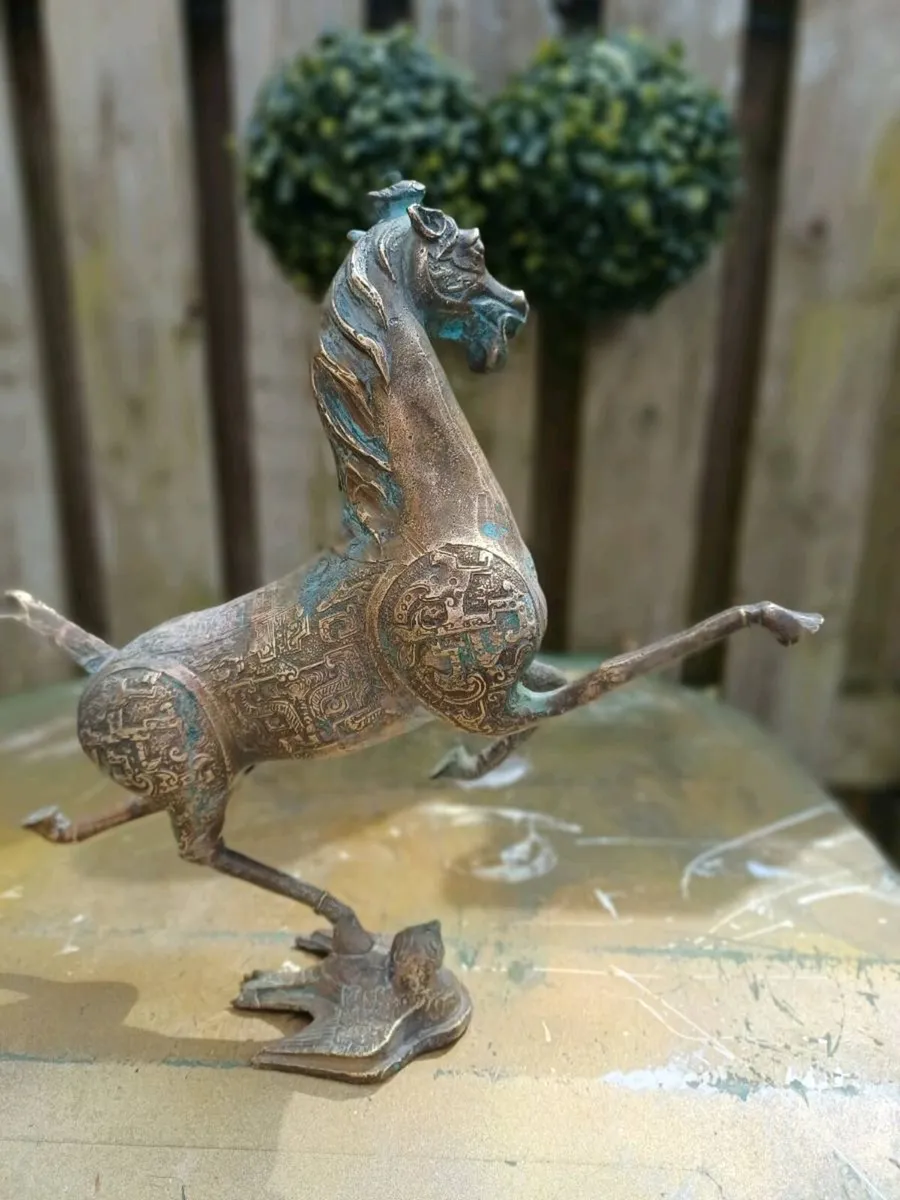 Vintage Bronze Flying Horse of Gansu - Image 2