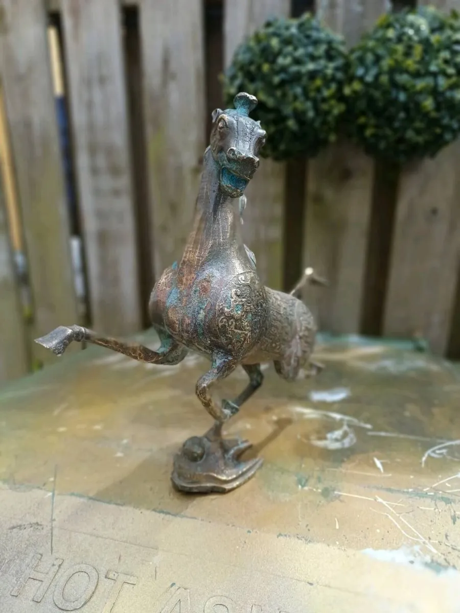 Vintage Bronze Flying Horse of Gansu - Image 3