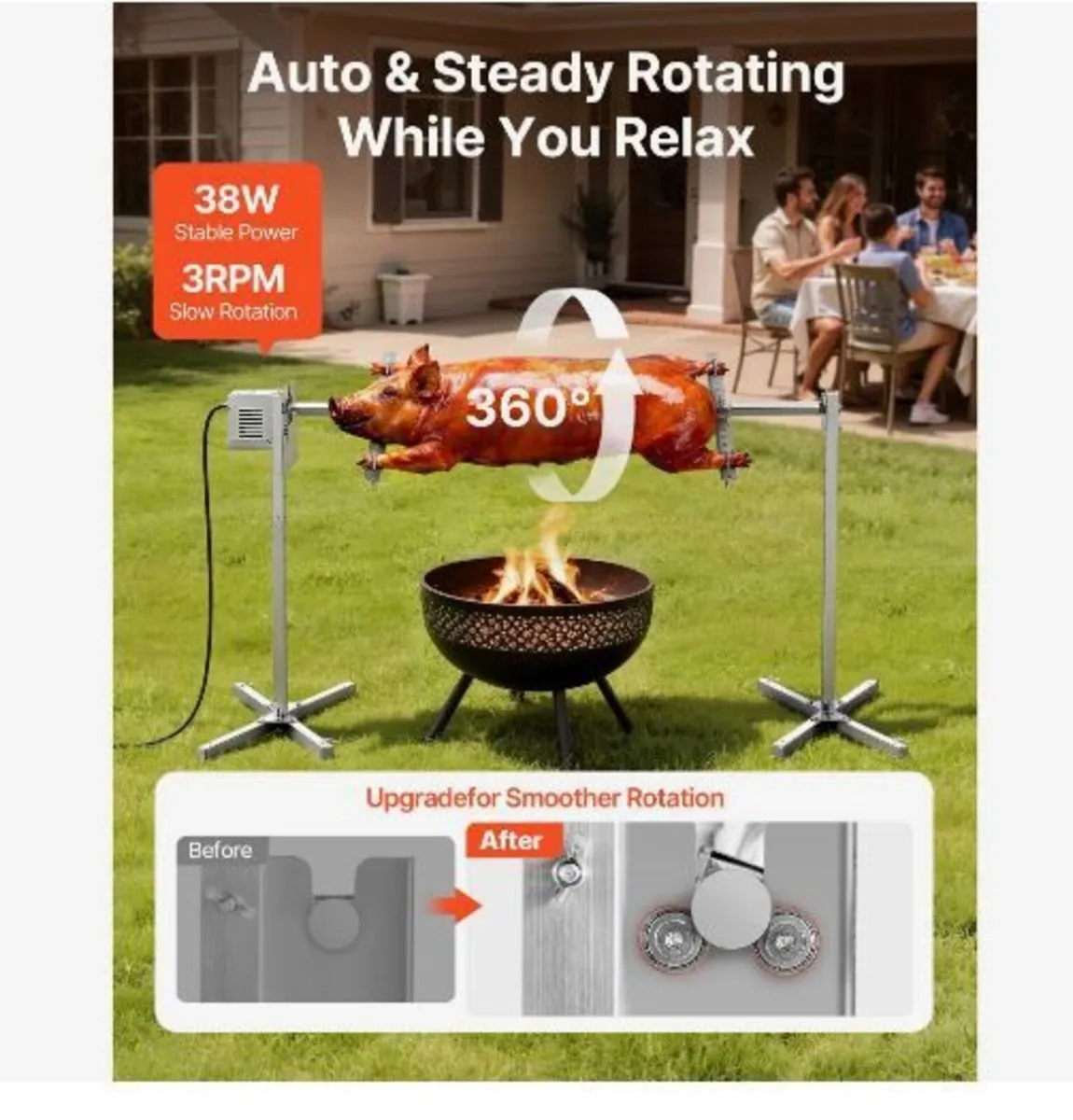 Rotisserie Grill, AC220-240V 8 Level - Image 1