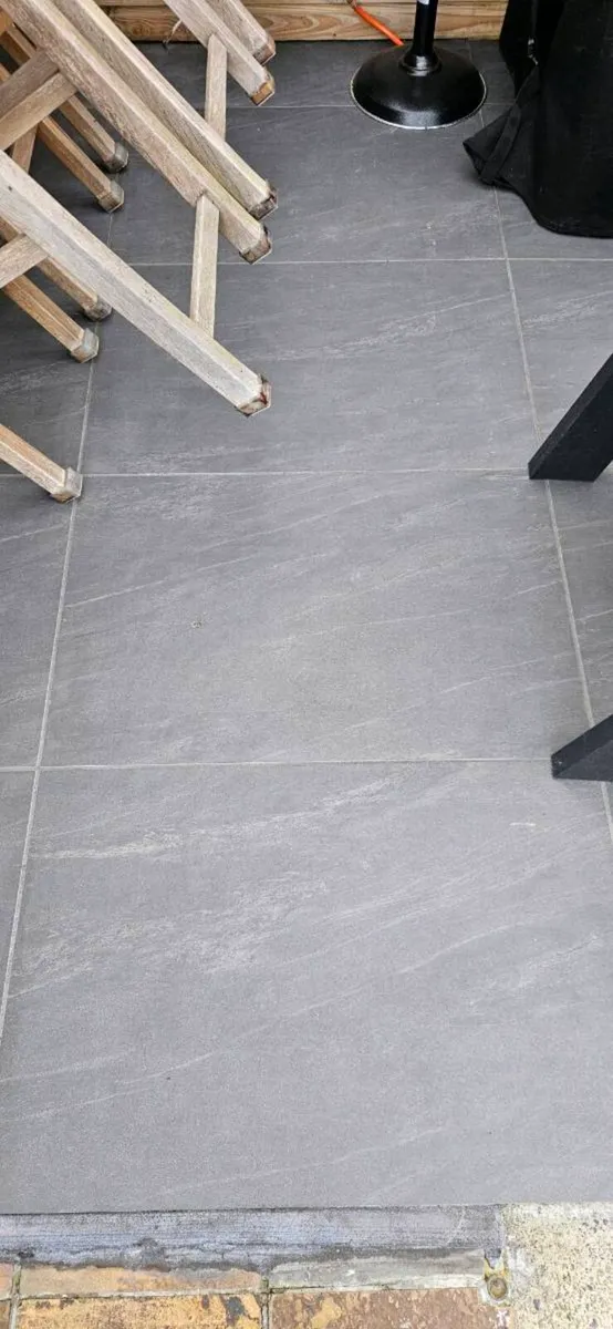 Porcelain patio tiles Anthracite 20mm 900 x 600 - Image 1