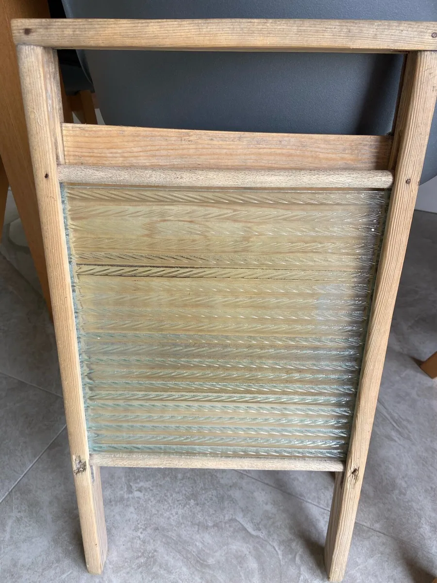 Washboard with glass - Image 3