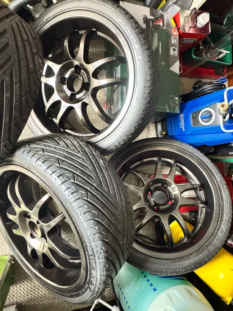 17INCH DEEP DISH 4x100 WOLFRACE ALLOYS - Image 3