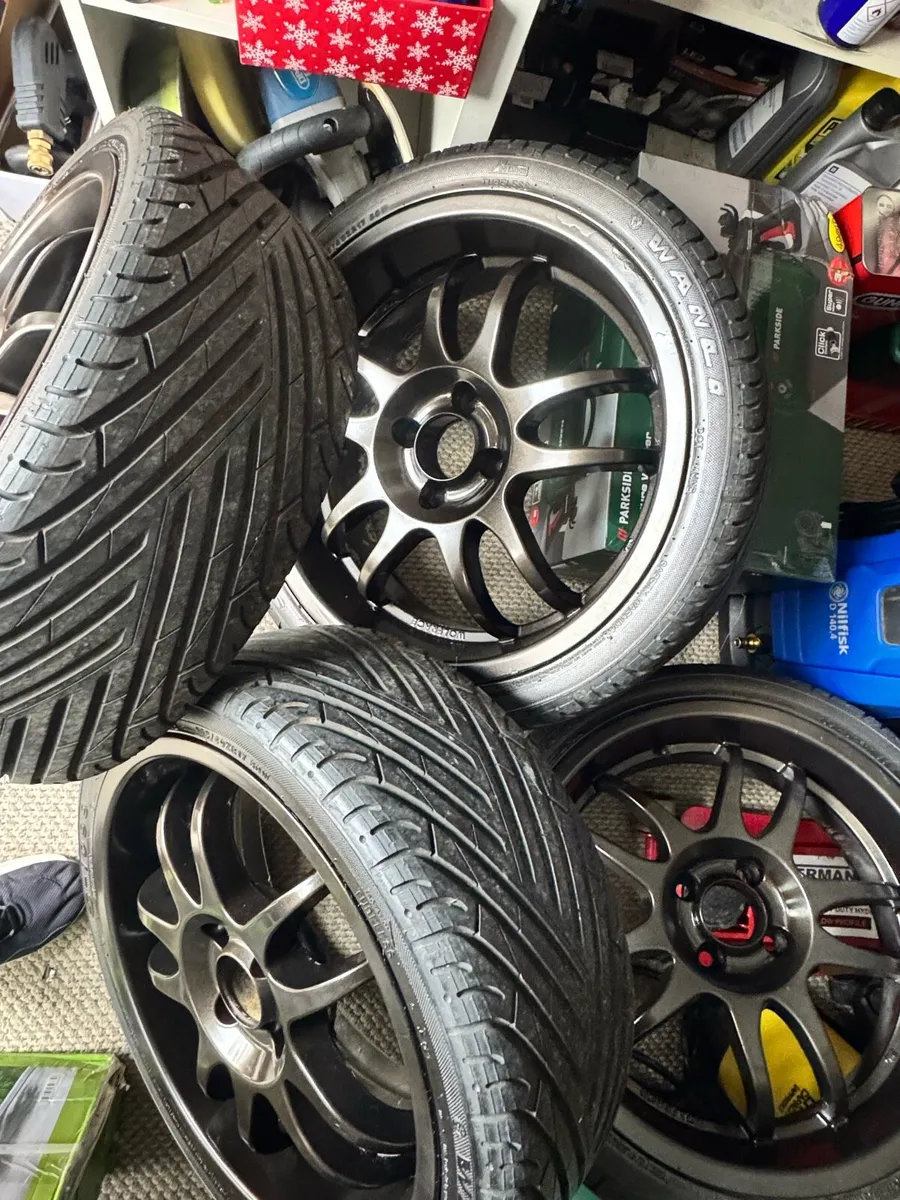 17INCH DEEP DISH 4x100 WOLFRACE ALLOYS - Image 4