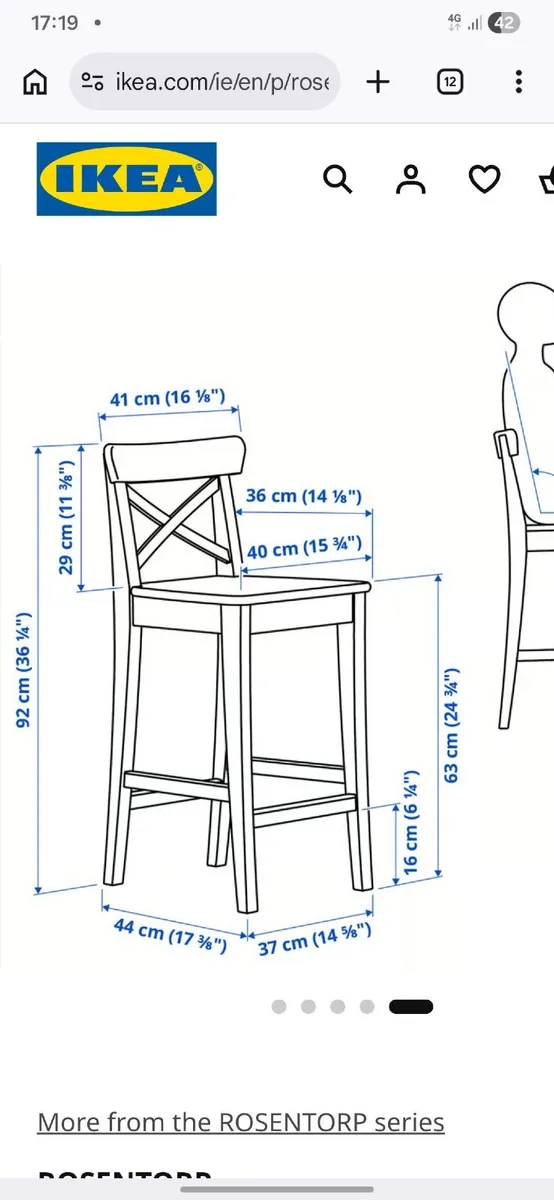 Breakfast bar stools - Image 1