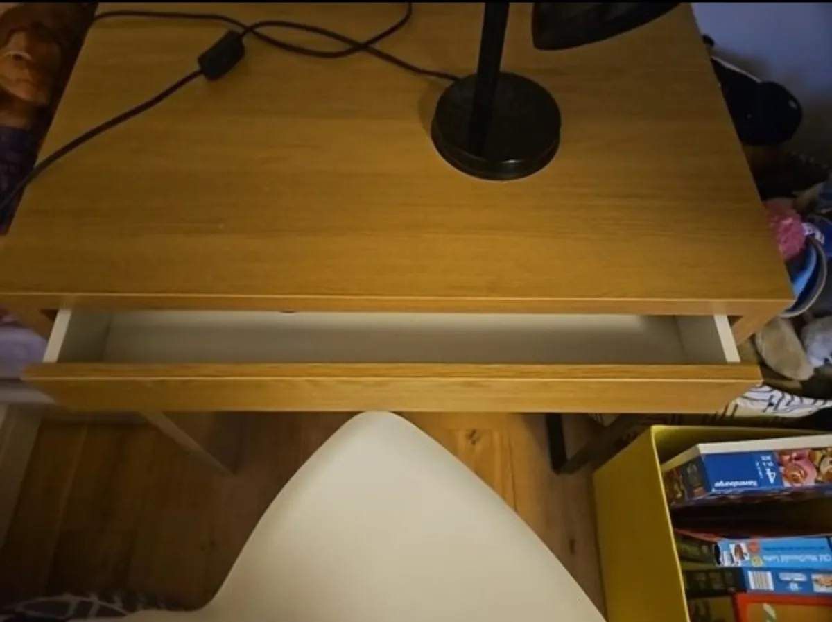 Ikea desk, chair and a lamp - Image 4