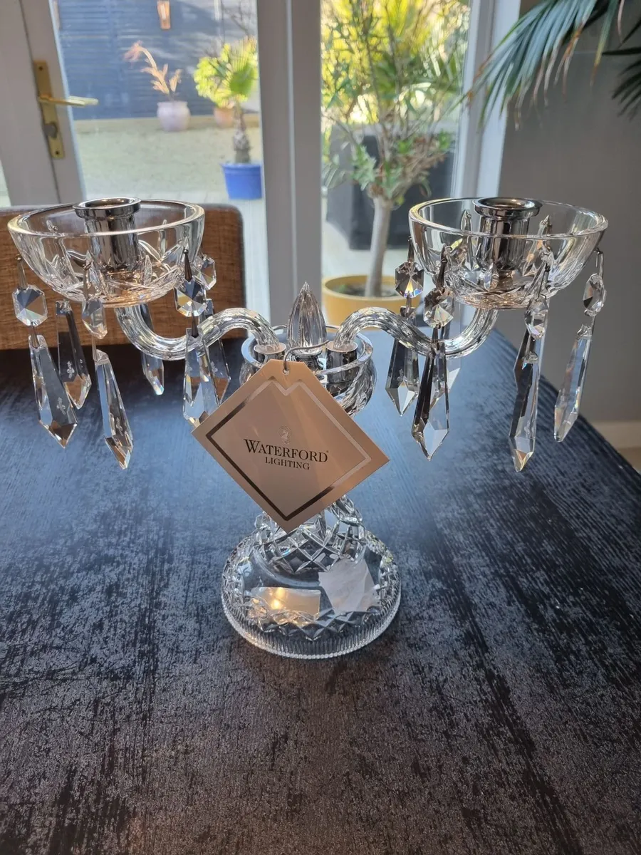Waterford Crystal Candelabras - Image 1