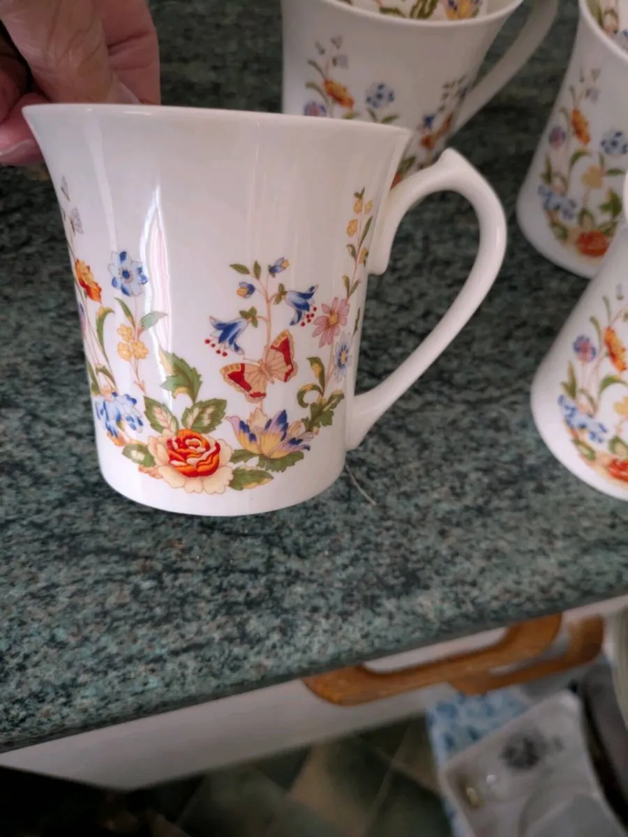 Aynsley Mugs x 6 - Image 2