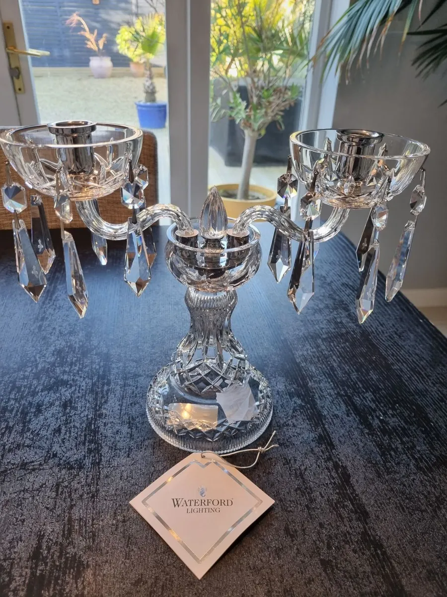 Waterford Crystal Candelabras - Image 2