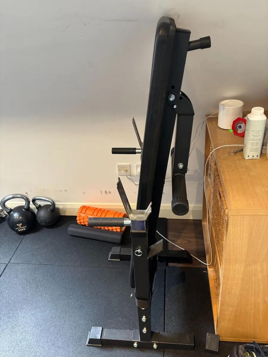 Folding gym barbell bench - Image 1