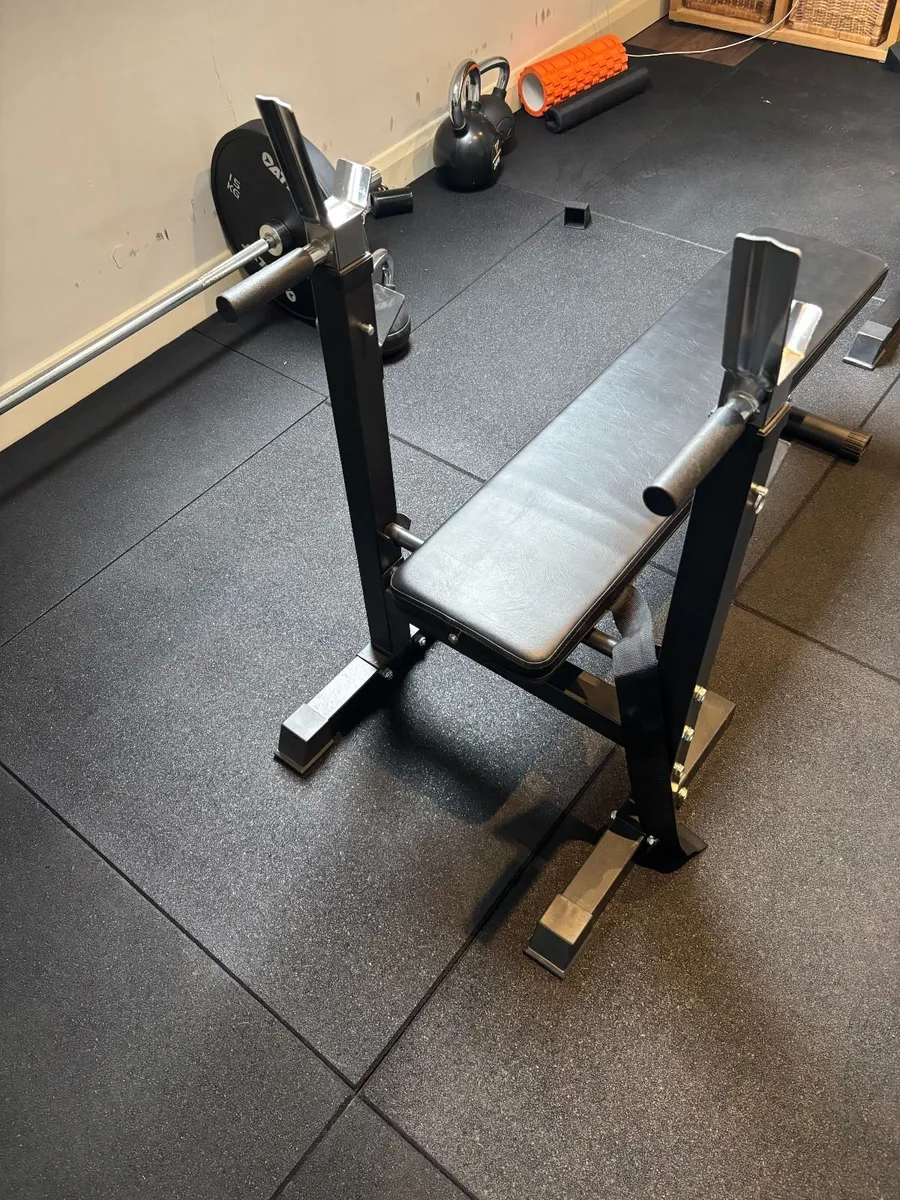 Folding gym barbell bench - Image 4
