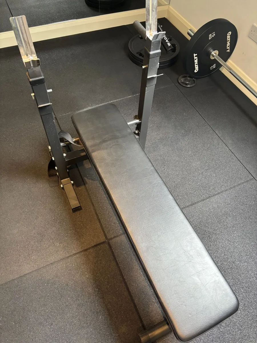 Folding gym barbell bench - Image 3