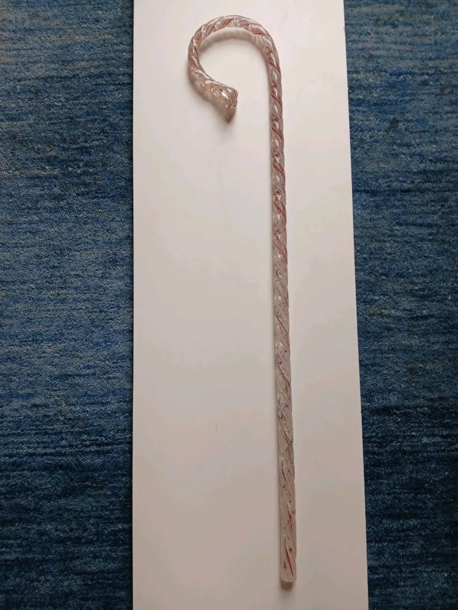 Waterford Glass Twist Cane Walking Sticks - Image 2