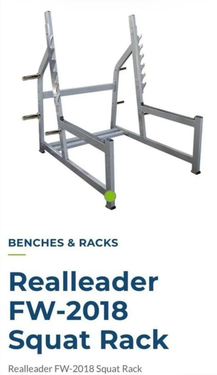 RealLeader squat rack saw tooth Olympic style - Image 1