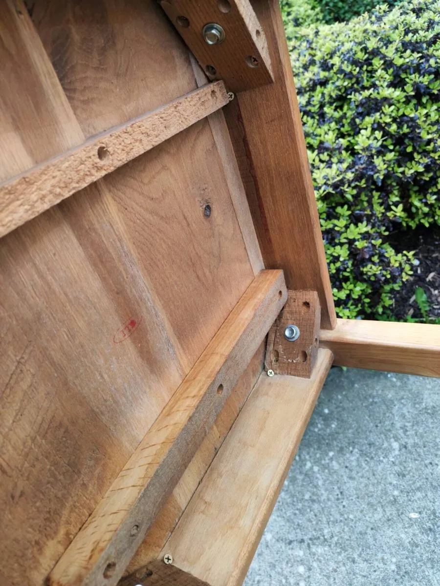 8 danube oak chairs - Image 3