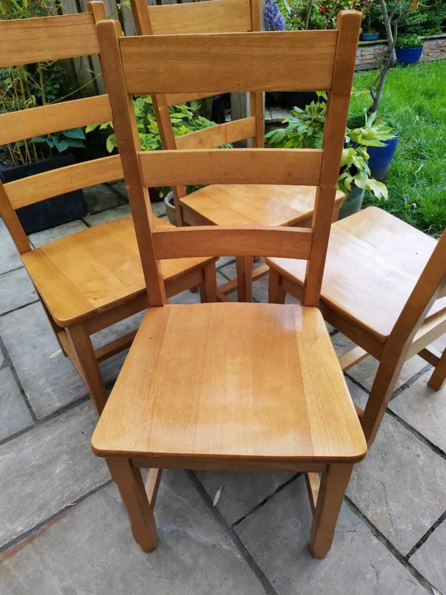 4 kitchen dining chairs - Image 3