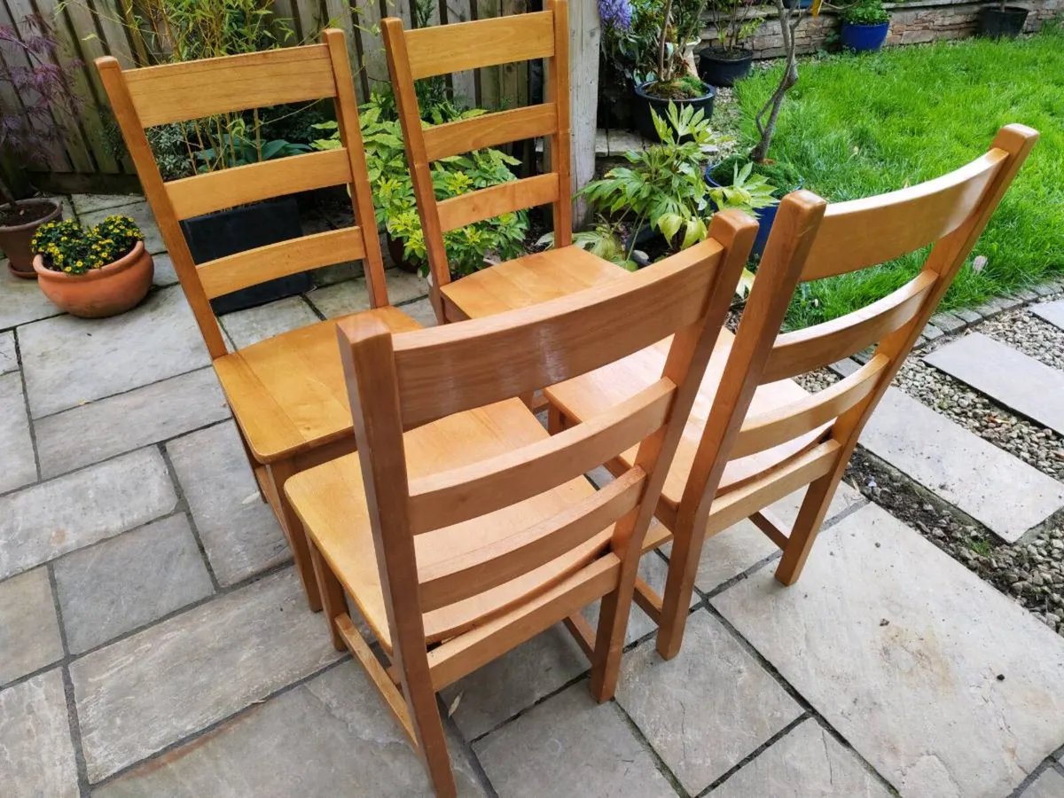 4 kitchen dining chairs - Image 4