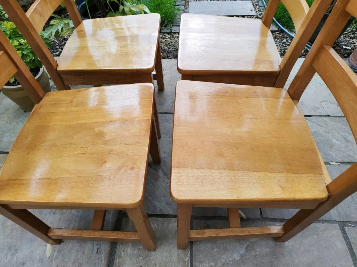 4 kitchen dining chairs - Image 2