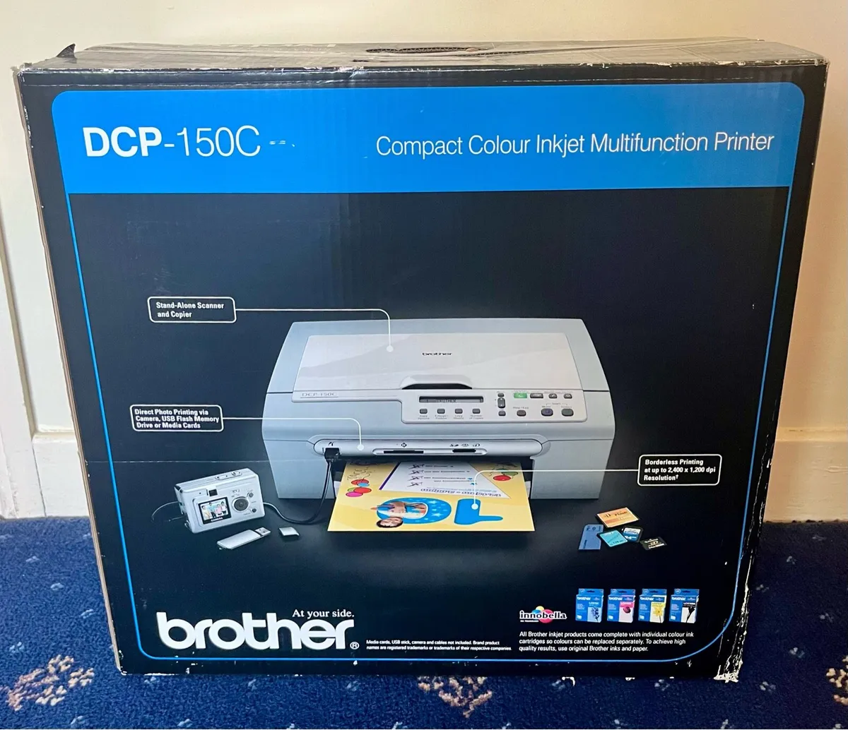 Brother DCP 150C Printer Scanner Never Used - Image 1