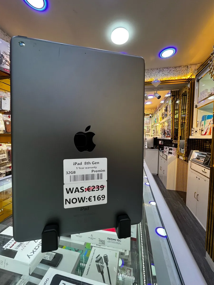 iPad 8th Generation 32GB 1 YEAR WARRANTY - Image 1