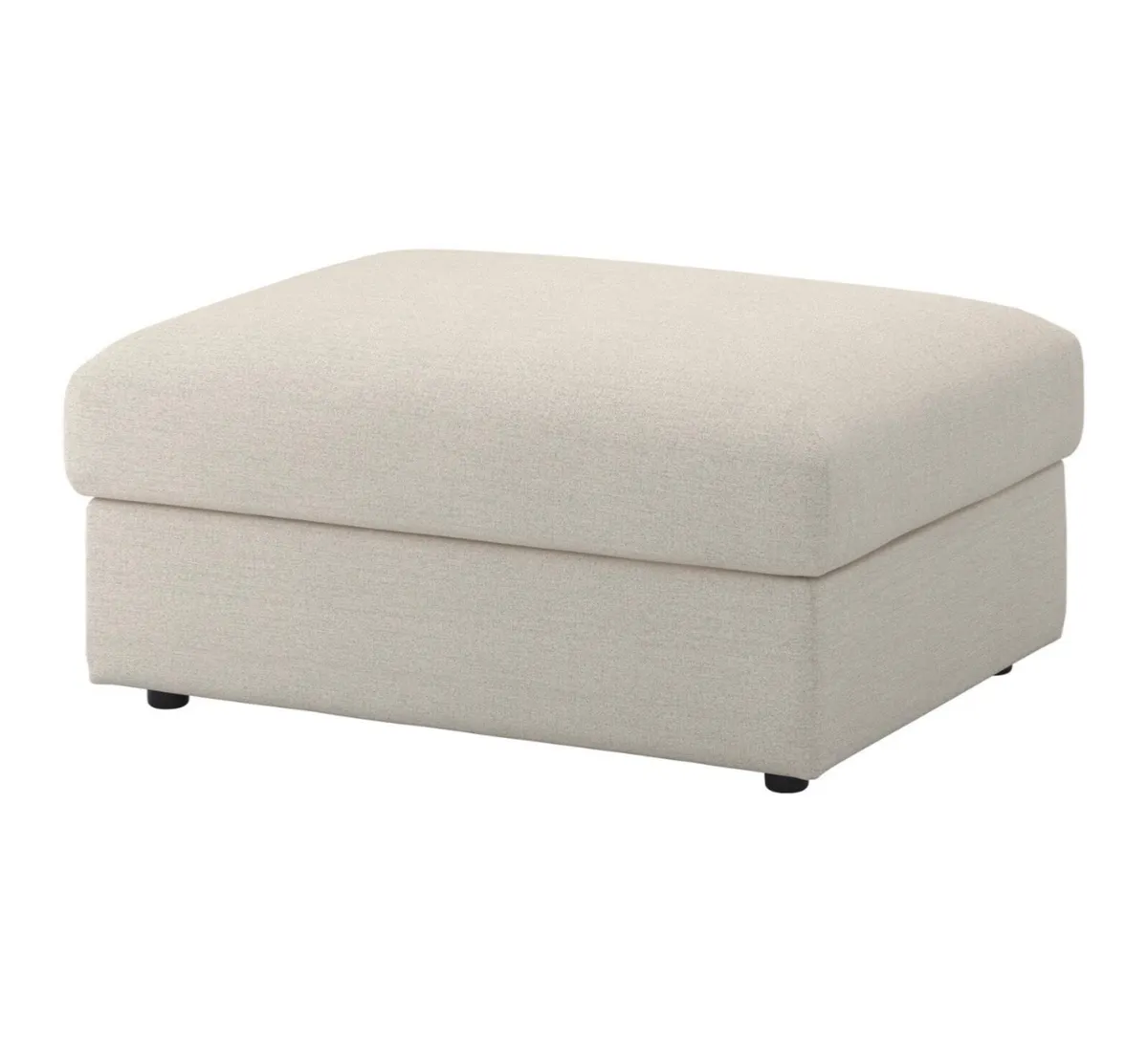 Couch and storage puff - Image 2