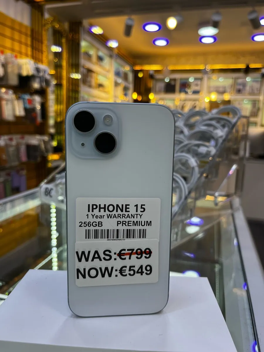 IPHONE 15 256GB 1 YEAR WARRANTY - Image 1