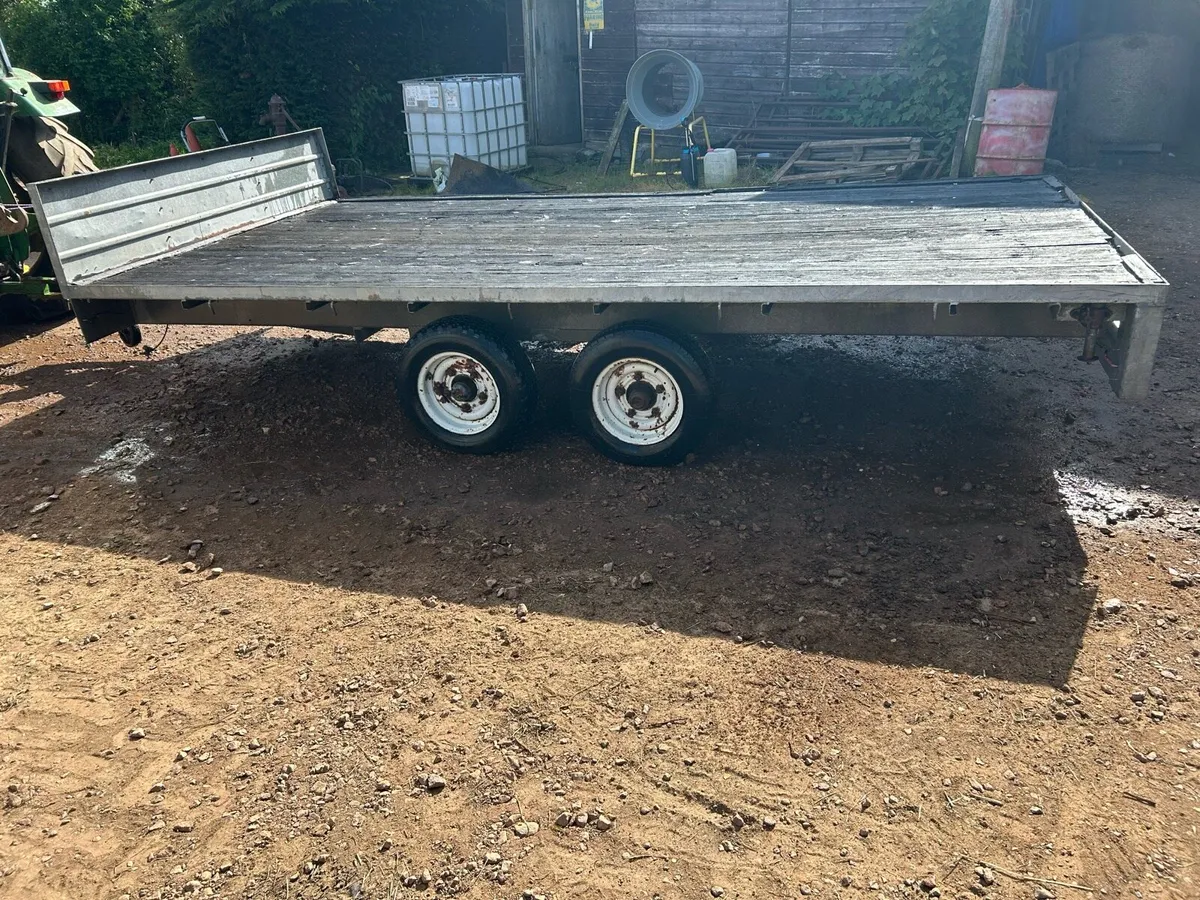 Rice Flatbed trailer 14x7 - Image 1