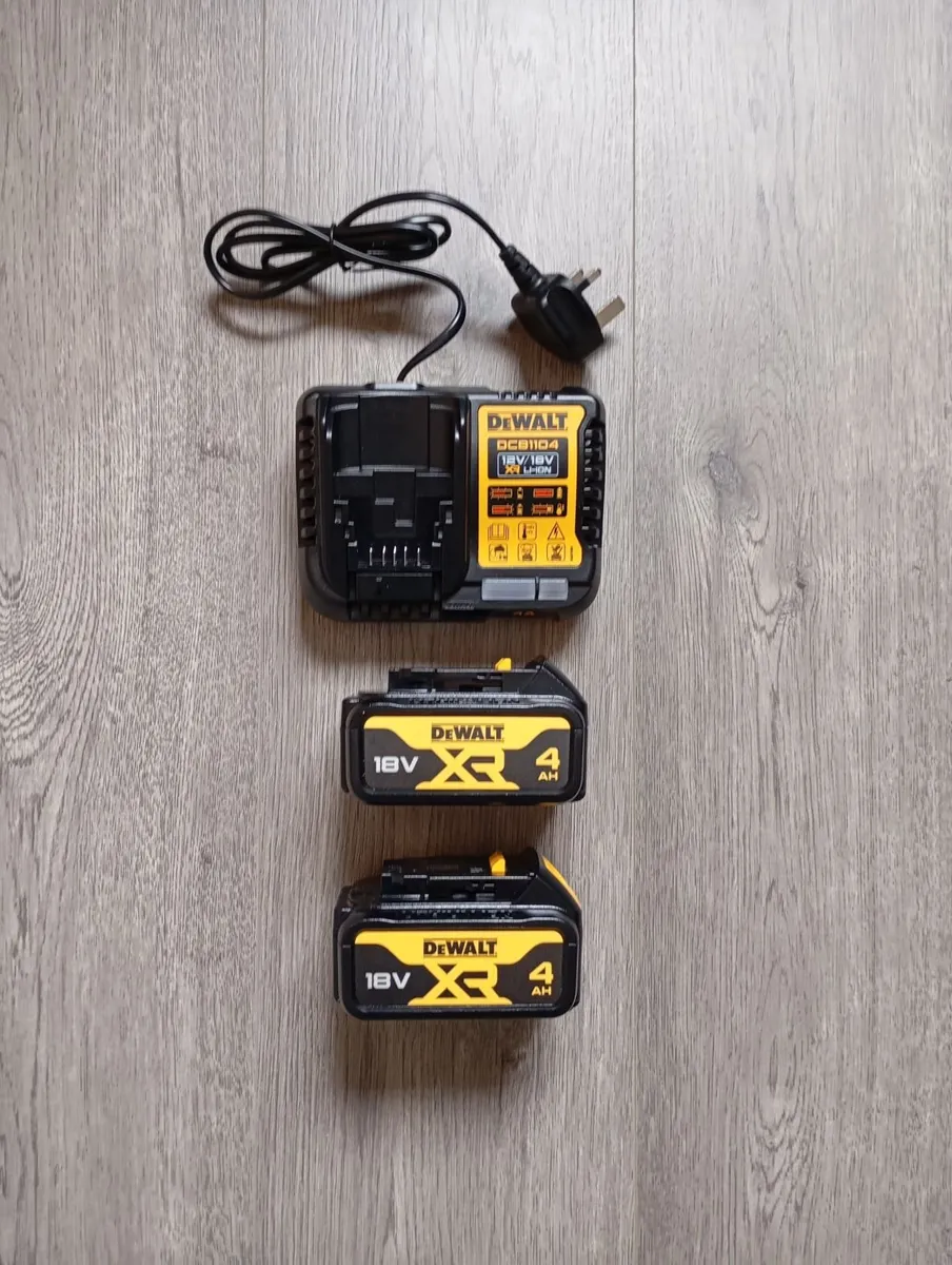 DeWalt Batteries and Charger (New)
