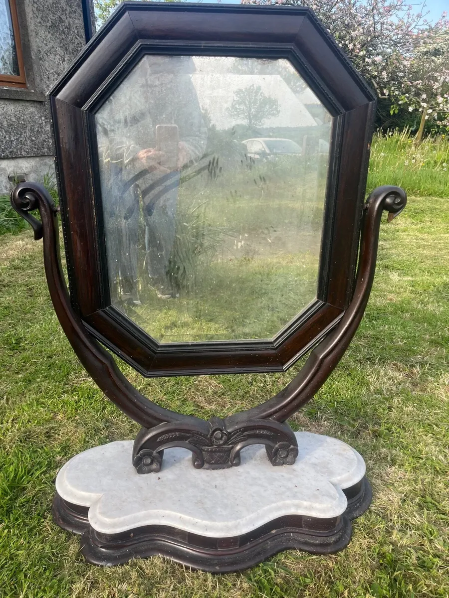 Antique Victorian style mirror - Image 2