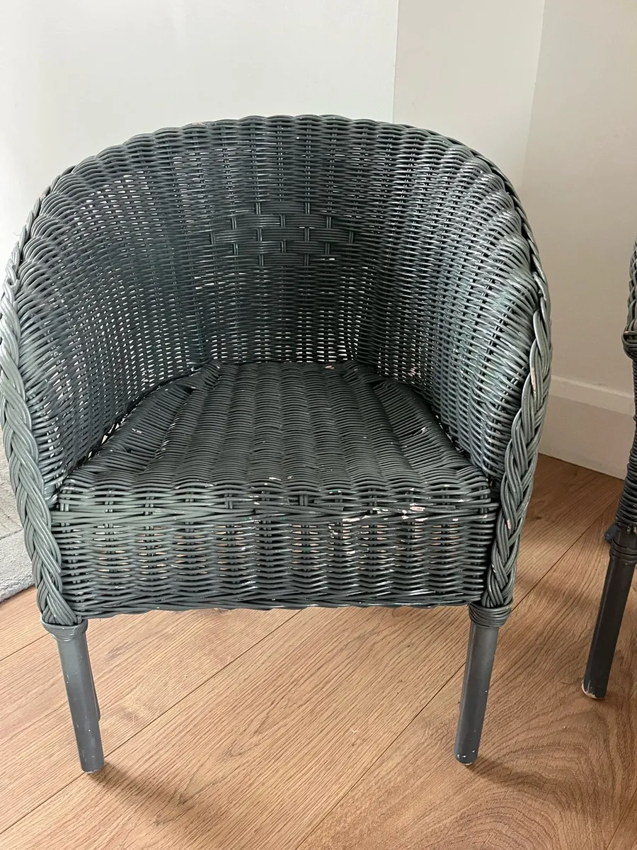 Children’s Vintage Wicker Chairs - Image 3