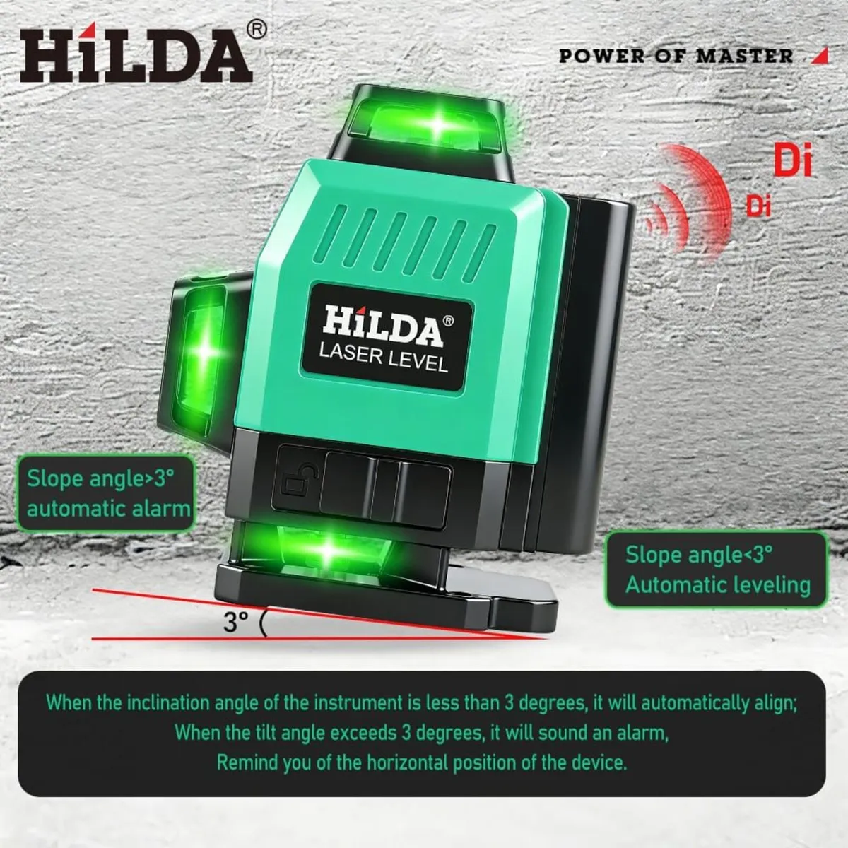 16 Lines 4D 360° Green Laser Level Self Leveling - Image 4
