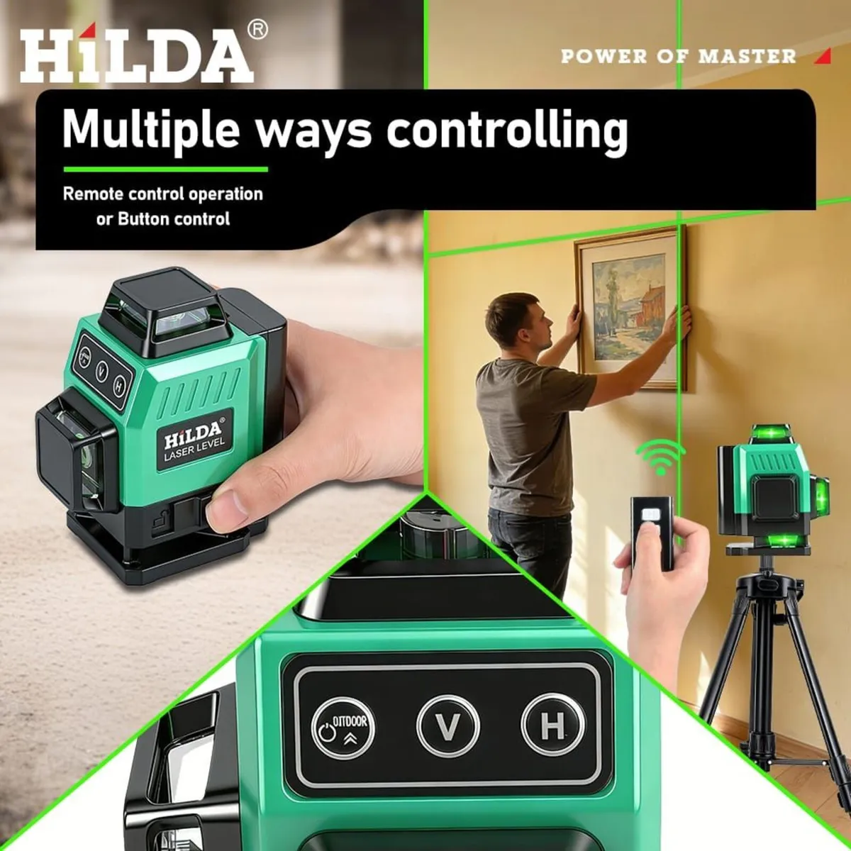16 Lines 4D 360° Green Laser Level Self Leveling - Image 3