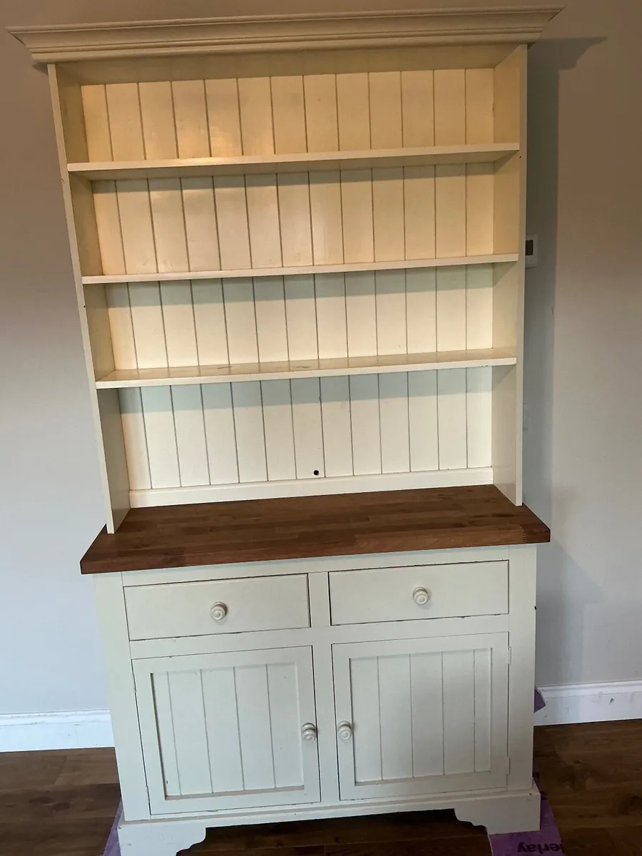 Kitchen dresser,  iroko wooden top - Image 1