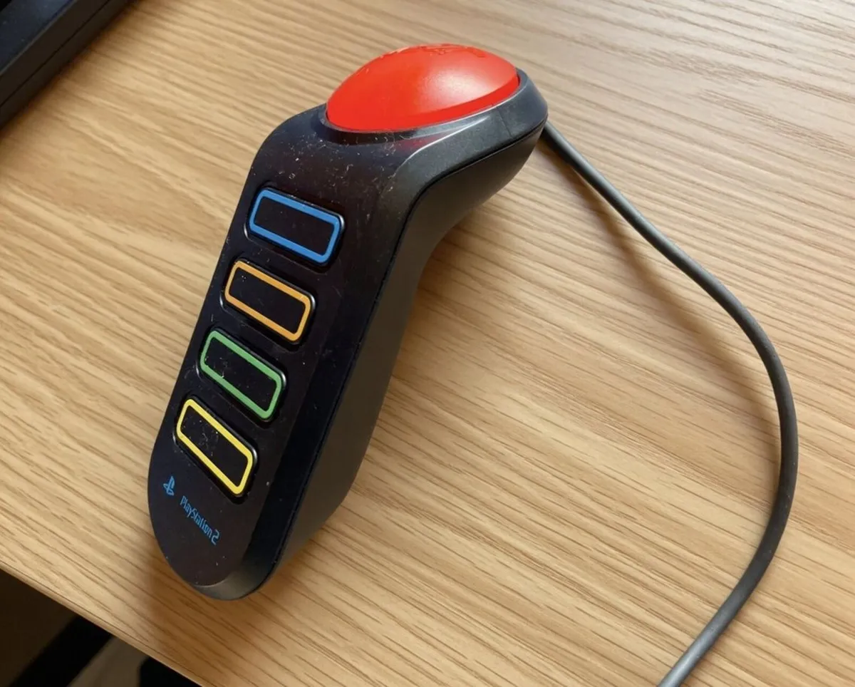 Official Buzz! PS2 Quiz Buzzers x4 – Sony Logitech - Image 2