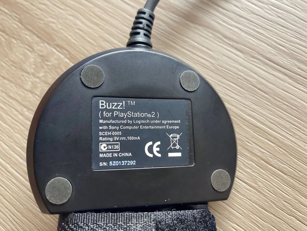 Official Buzz! PS2 Quiz Buzzers x4 – Sony Logitech - Image 3