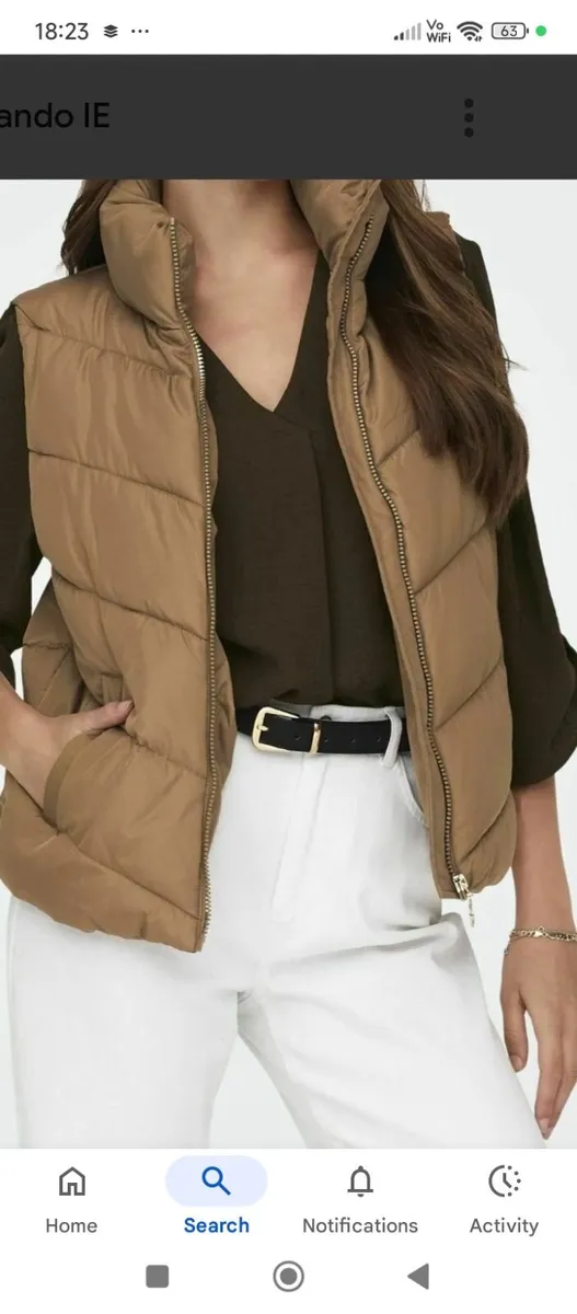 Womens Sleeveless Coat, Size M/8-10, New condition - Image 2